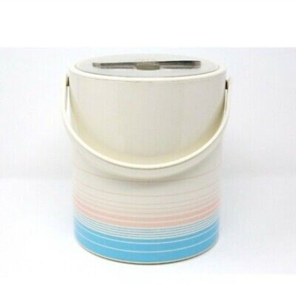 Vintage 1970s Thermo-Serv Ice Bucket with Lid & Handle-LIKE NEW - Picture 6 of 7